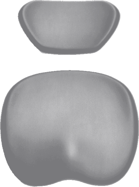 Polsterset KaVo Physio Evo / One Arbeitsstuhl-KaVo Ultradent/Mikrona platinum grey 9007