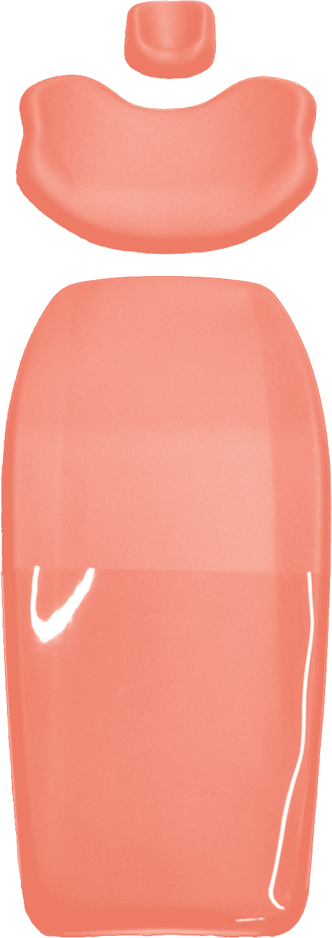 KaVo Estetica 1065 / 1066 Polstersatz mit Comfort-Rückenlehne - neu - im REP-AT. Ultradent lachsorange 7791 / lachs 115