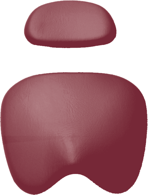 Polsterset KaVo Physio 5005 Arbeitsstuhl Ultradent bordeaux 1604T