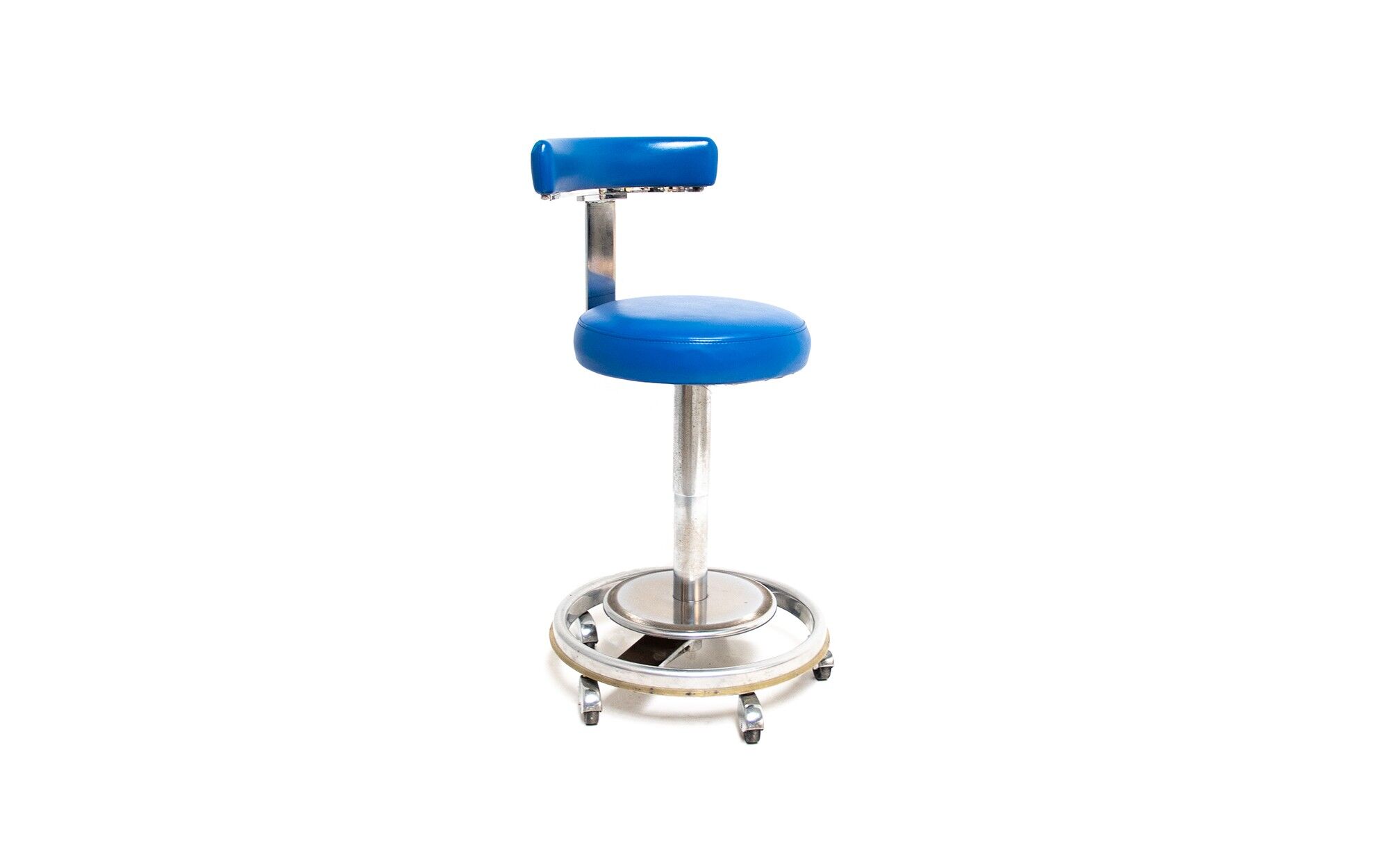 Ritter doctor's chair / rolling stool - blue