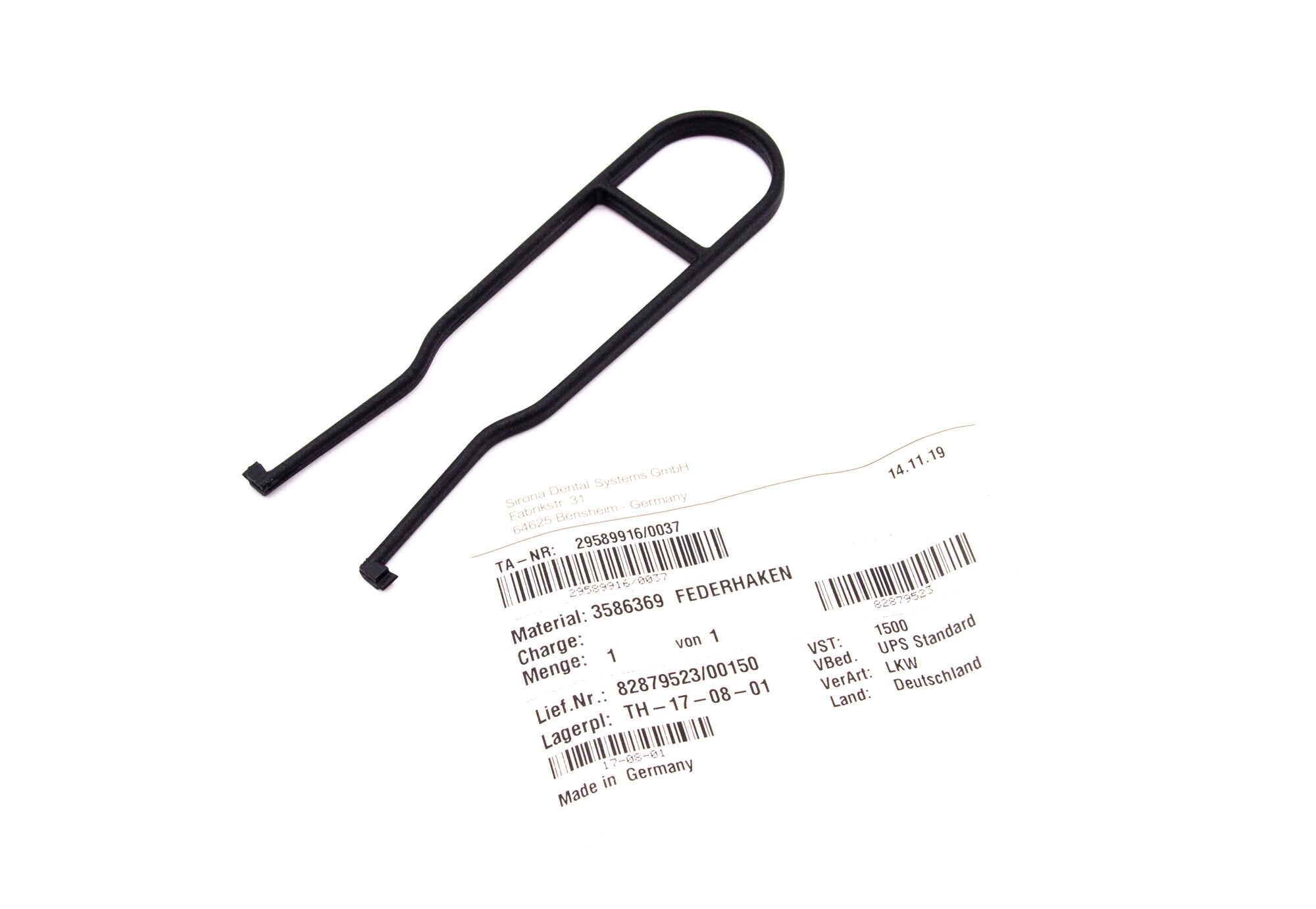 SIEMENS Sirona Federhaken - neu - 35 86 369 SIEMENS Sirona Federhaken - neu - 35 86 369