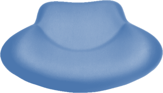 Rückenpolster-Soft Progress KaVo E50 Life / Primus 1058 Ultradent / Mikrona pastellblau 5023