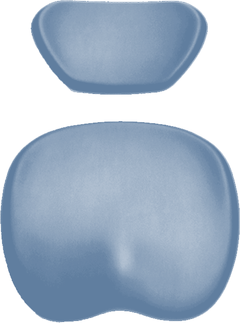 Polsterset KaVo Physio Evo / One Arbeitsstuhl-KaVo Sirona smoke blue