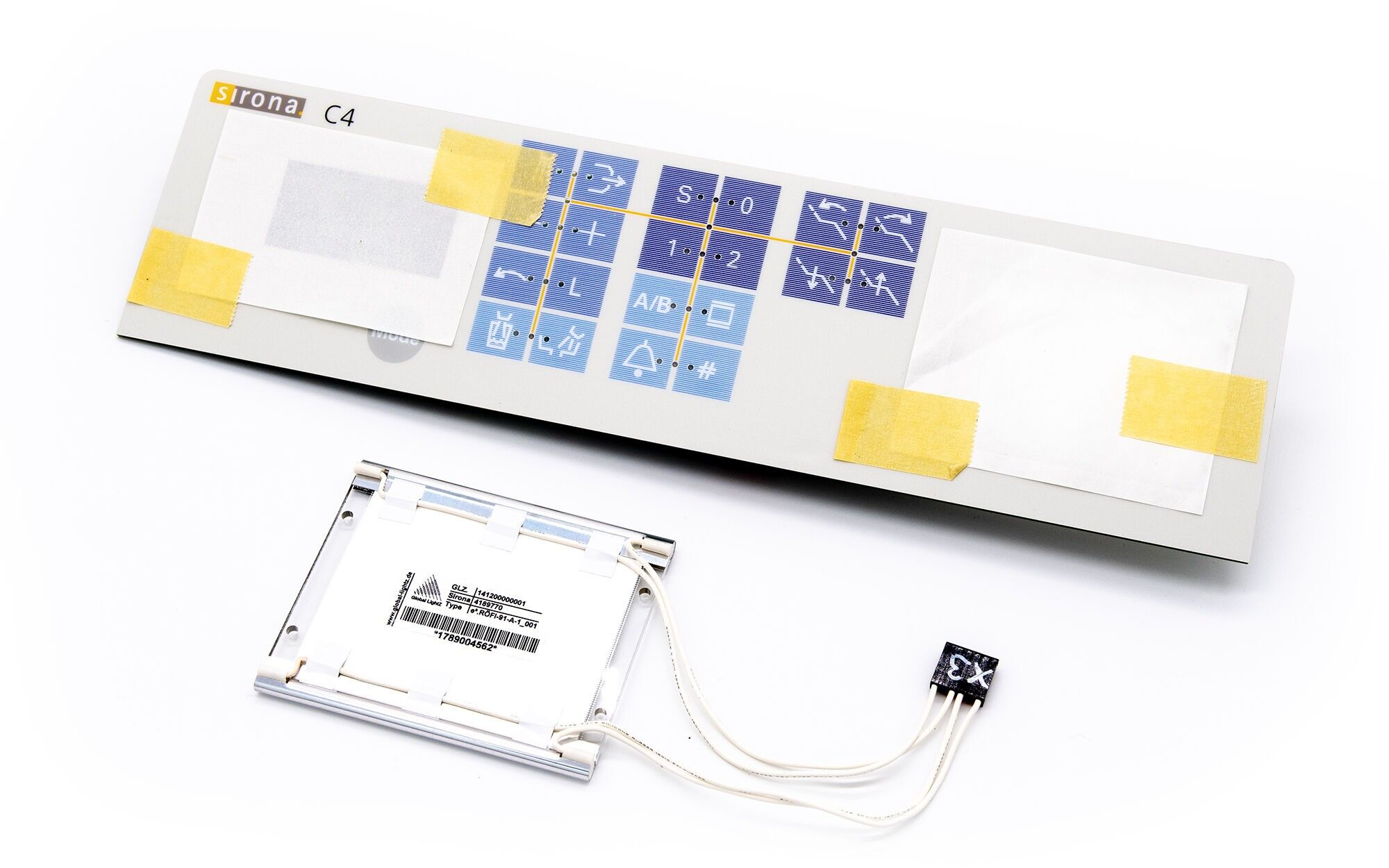 SIEMENS Sirona C4 control panel with film lighting - new - REP-AT without exchange