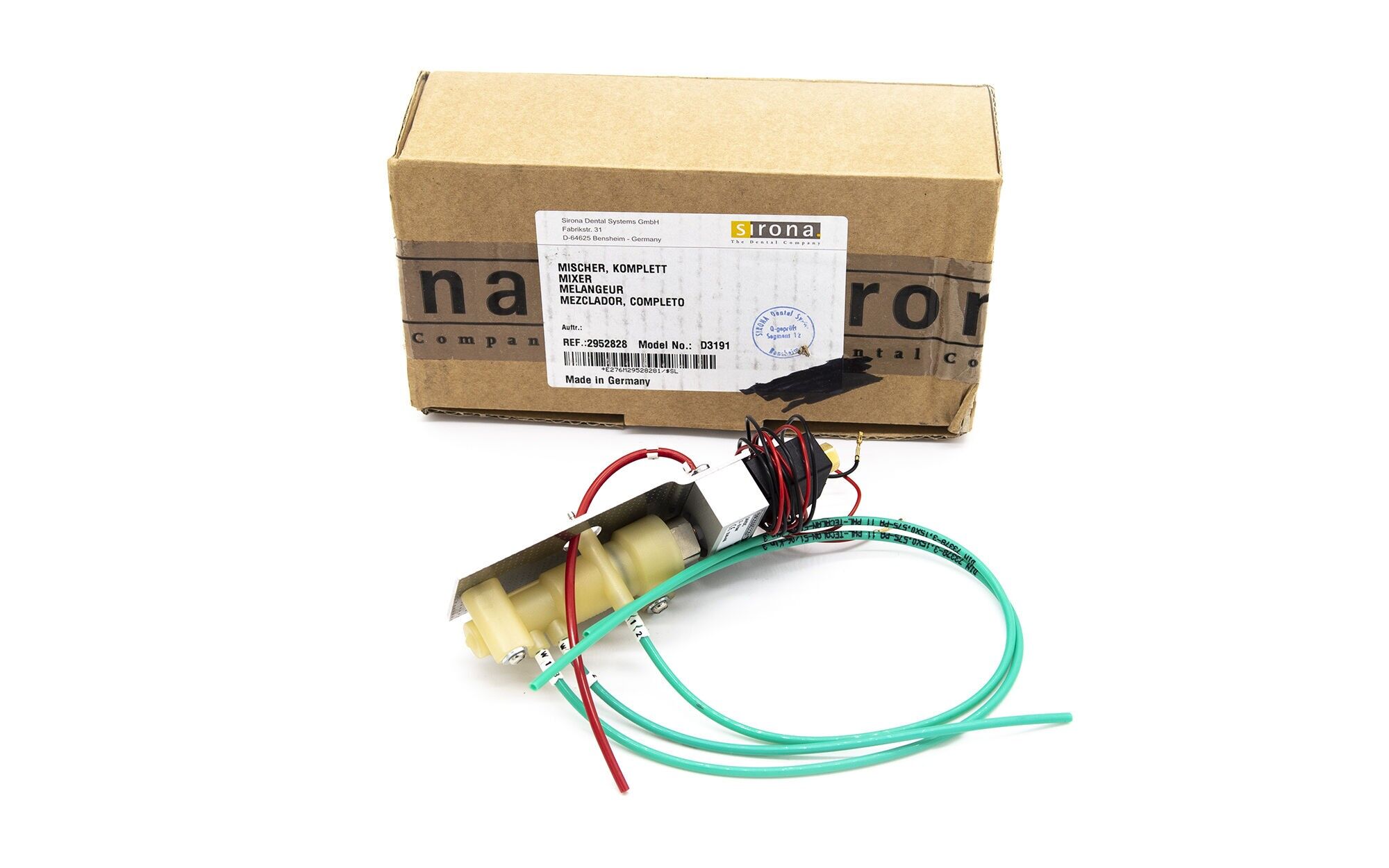 SIEMENS Sirona M1 Mischer komplett - neu - 29 55 813
