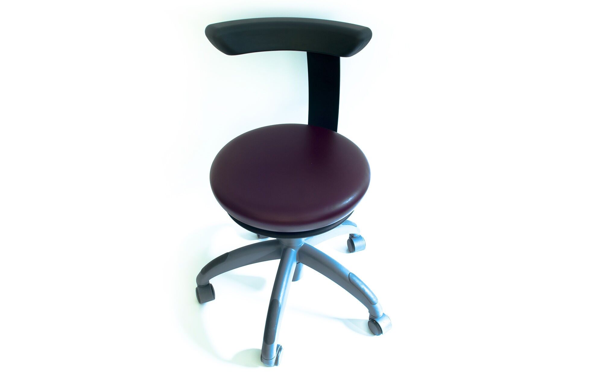Sirona Carl Manual Plus office chair - bordeaux red