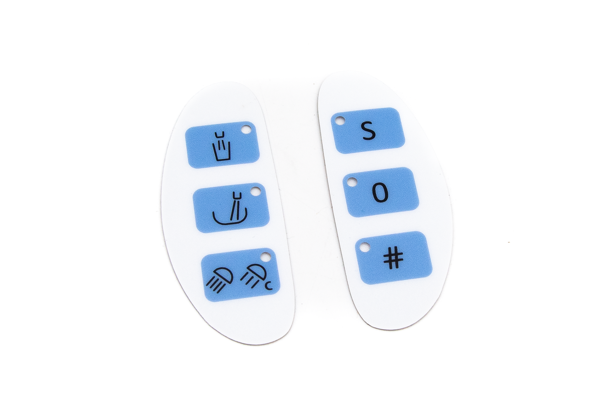 Bedienfolien Set für Sirona SINIUS Helferinnenelement - neu