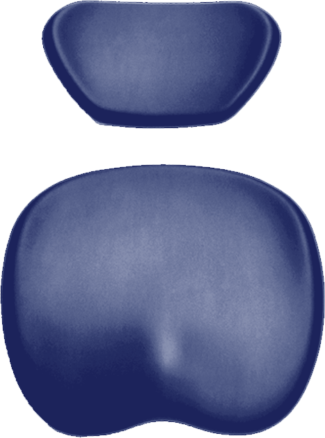 Polsterset KaVo Physio Evo / One Arbeitsstuhl Ultradent / Mikrona saphierblau 5003