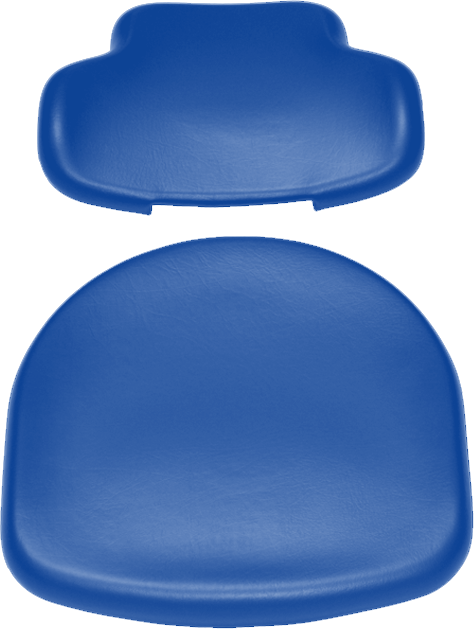 Polsterset für Sirona C Arbeitsstuhl-Sirona  KaVo royal blue 43