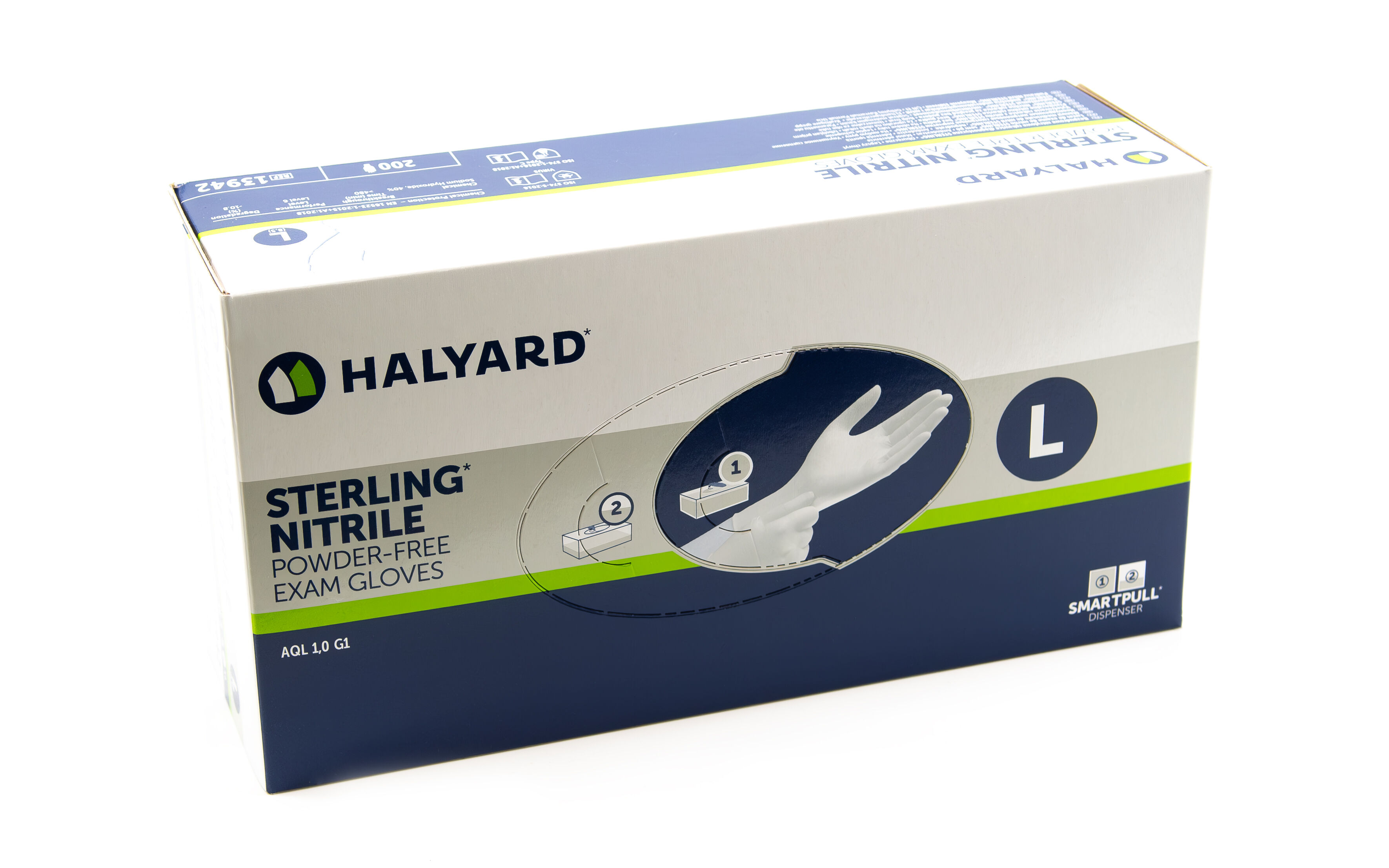 O&M Halyard - Sterling Nitril Untersuchungshandschuhe L