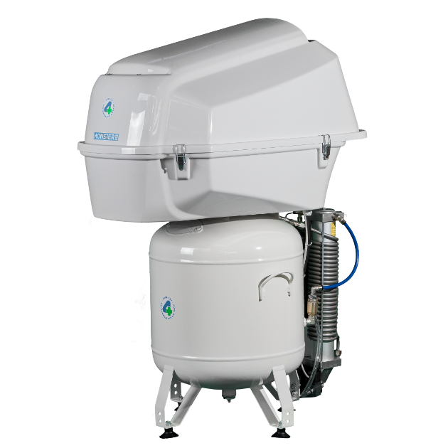4tek Monster 3E compressor with soundproof enclosure