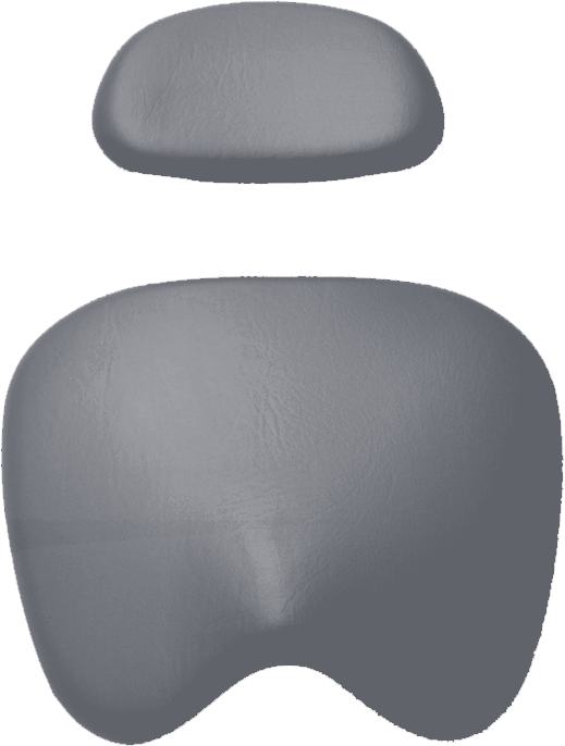 Polsterset KaVo Physio 5005 Arbeitsstuhl-KaVo Ultradent/Mikrona anthracite grey 7502