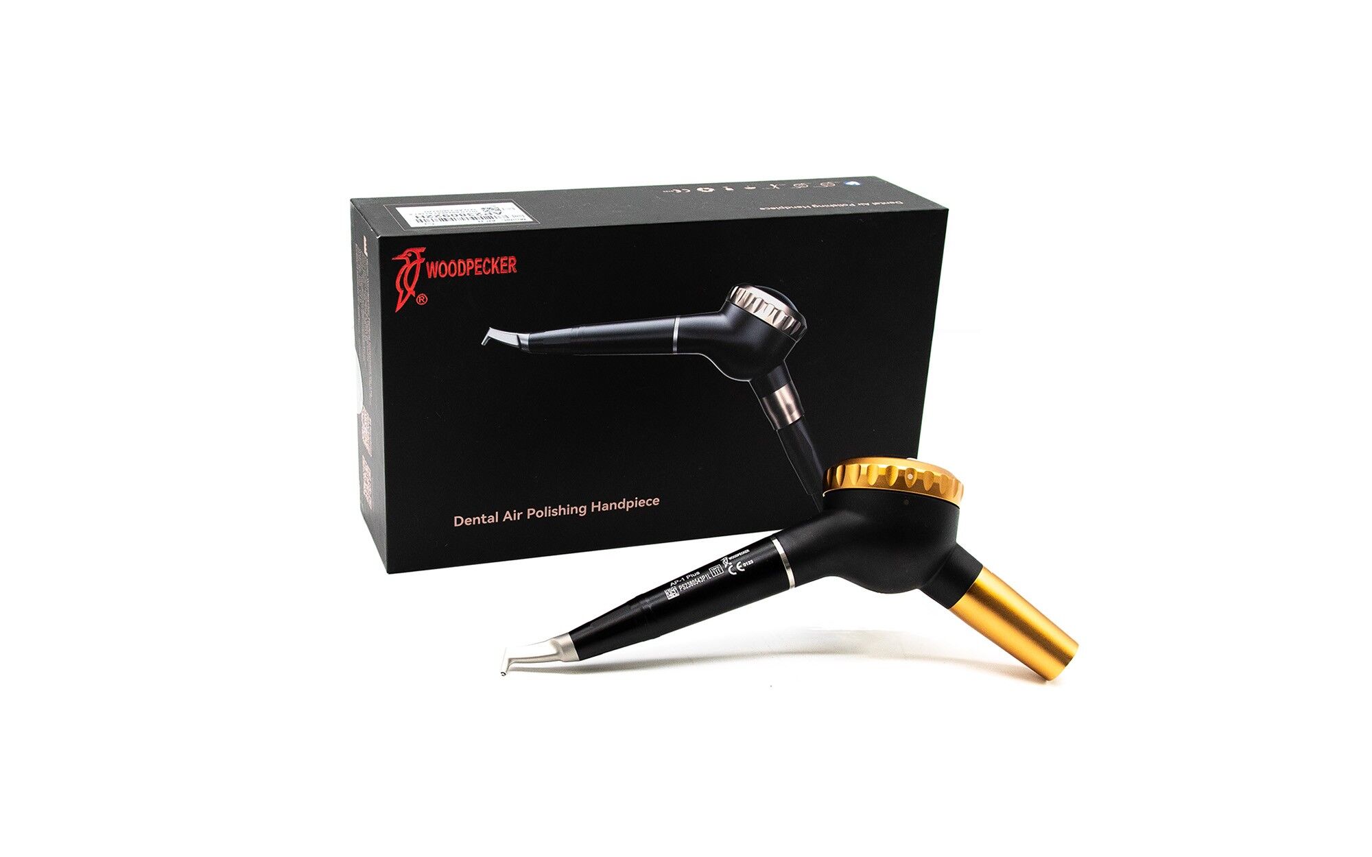 Woodpecker AP-H Pulverstrahlgerät - KaVo Multiflex Kupplung Woodpecker AP-H Pulverstrahlgerät - Sirona Kupplung