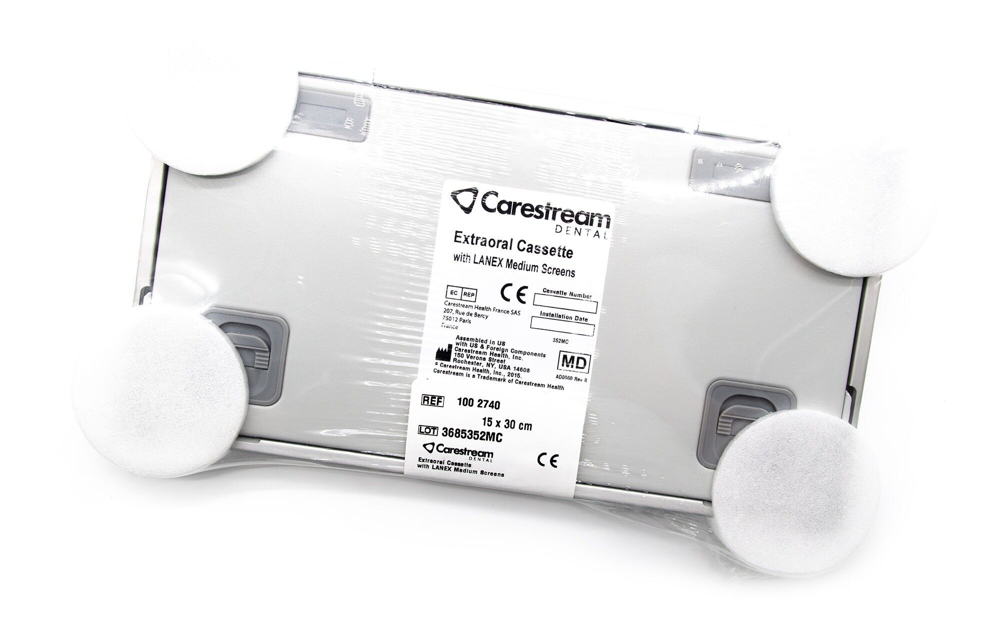 Carestream Lanex OPG X-ray cassette 15x30cm - medium - new