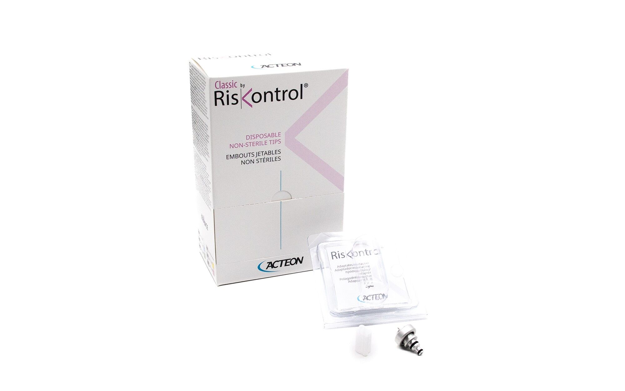 Acteon Riskontrol Adapter Für SIEMENS Sirona Sprayvit 4000 – Einwegansätze, Düse, Püster