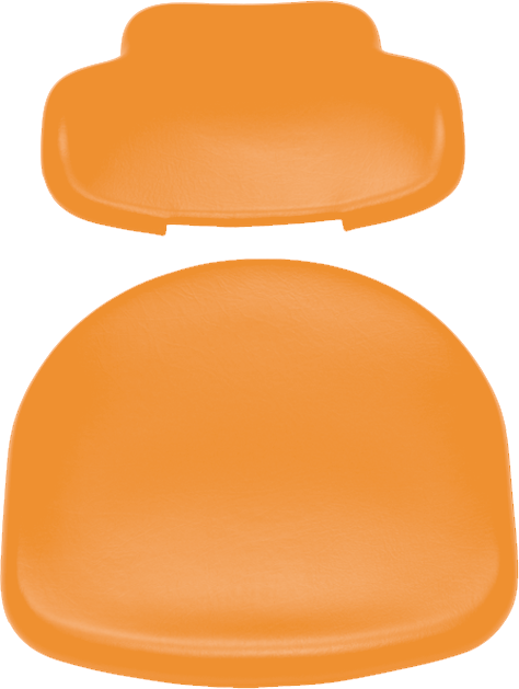 Polsterset für Sirona C Arbeitsstuhl-Sirona  KaVo orange 59