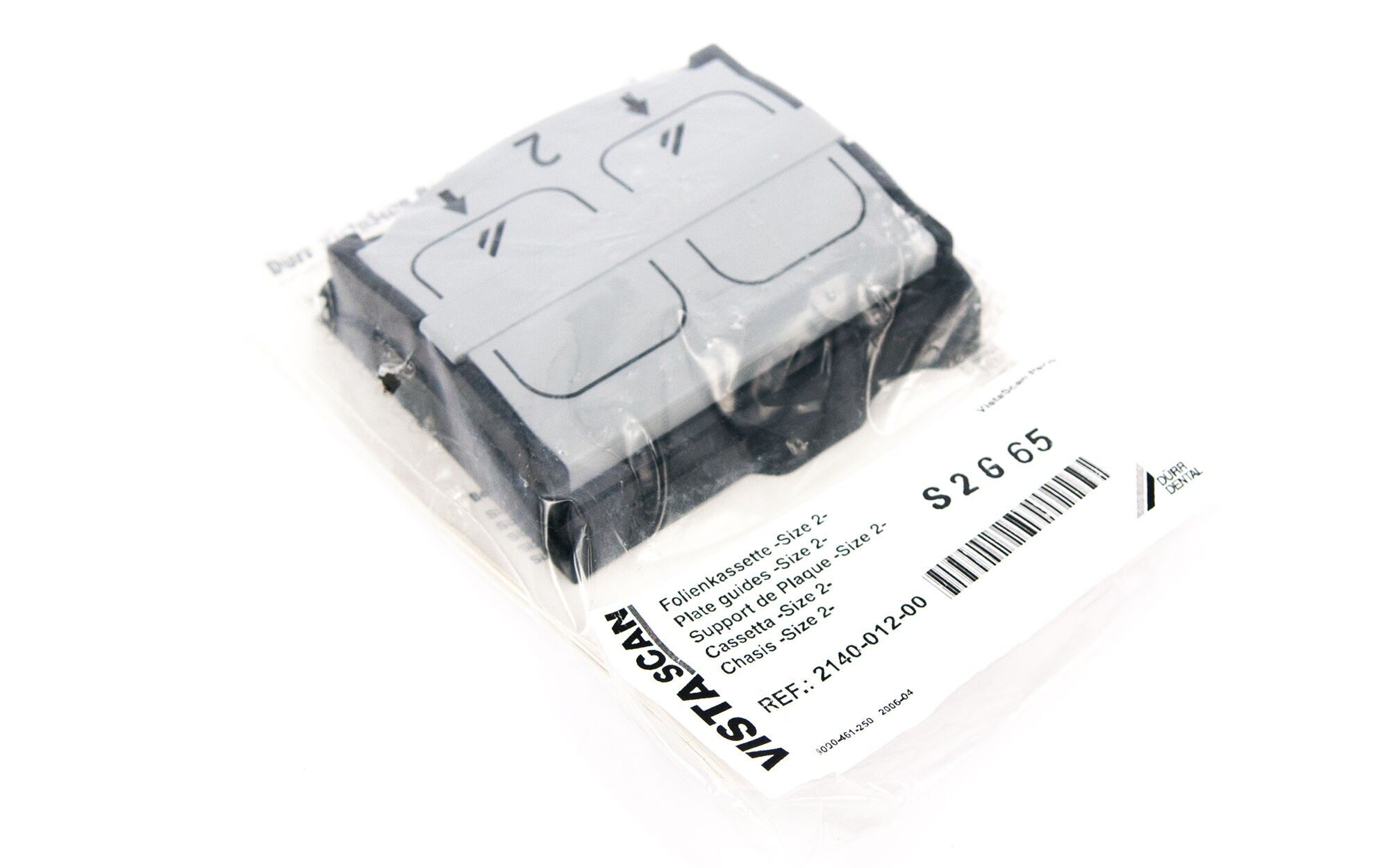 Dürr Dental VistaScan Folienkassette - Größe 2 - neu - 2140-012-00 Dürr Dental VistaScan Folienkassette - Größe 2 - neu - 2140-012-00