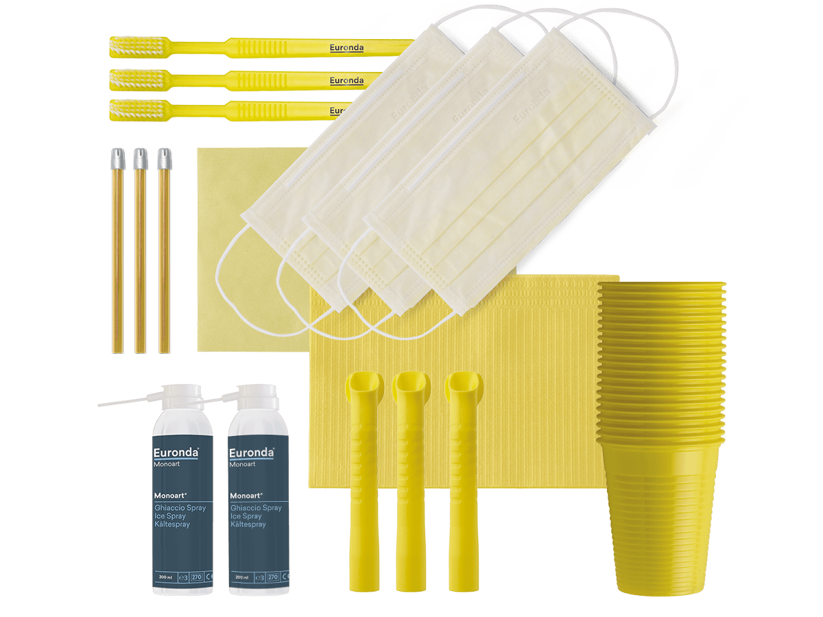 Euronda Monoart ColourLine dental package
