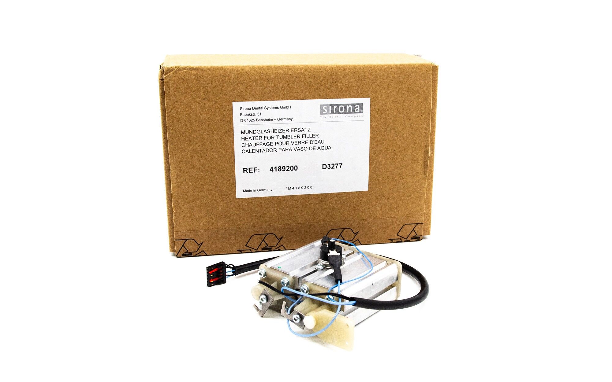 SIEMENS Sirona Mouth Glass Heater C-Series - complete - new - 41 89 200