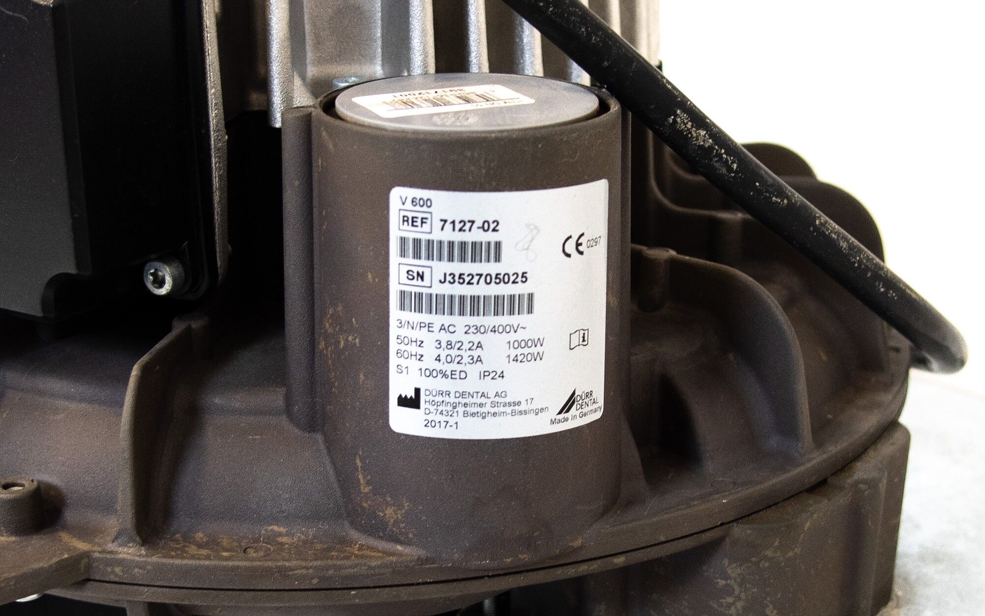 Dürr Dental V600 Trockenabsaugung - Baujahr 2017 - 7127-02 Dürr Dental V600 Trockenabsaugung - Baujahr 2017 - 7127-02