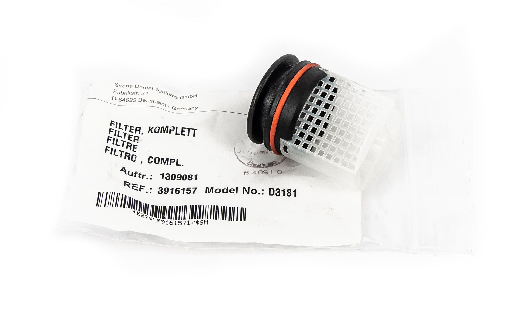 SIEMENS Sirona M1 Filter für Saugschlauch - neu - 89 16 157