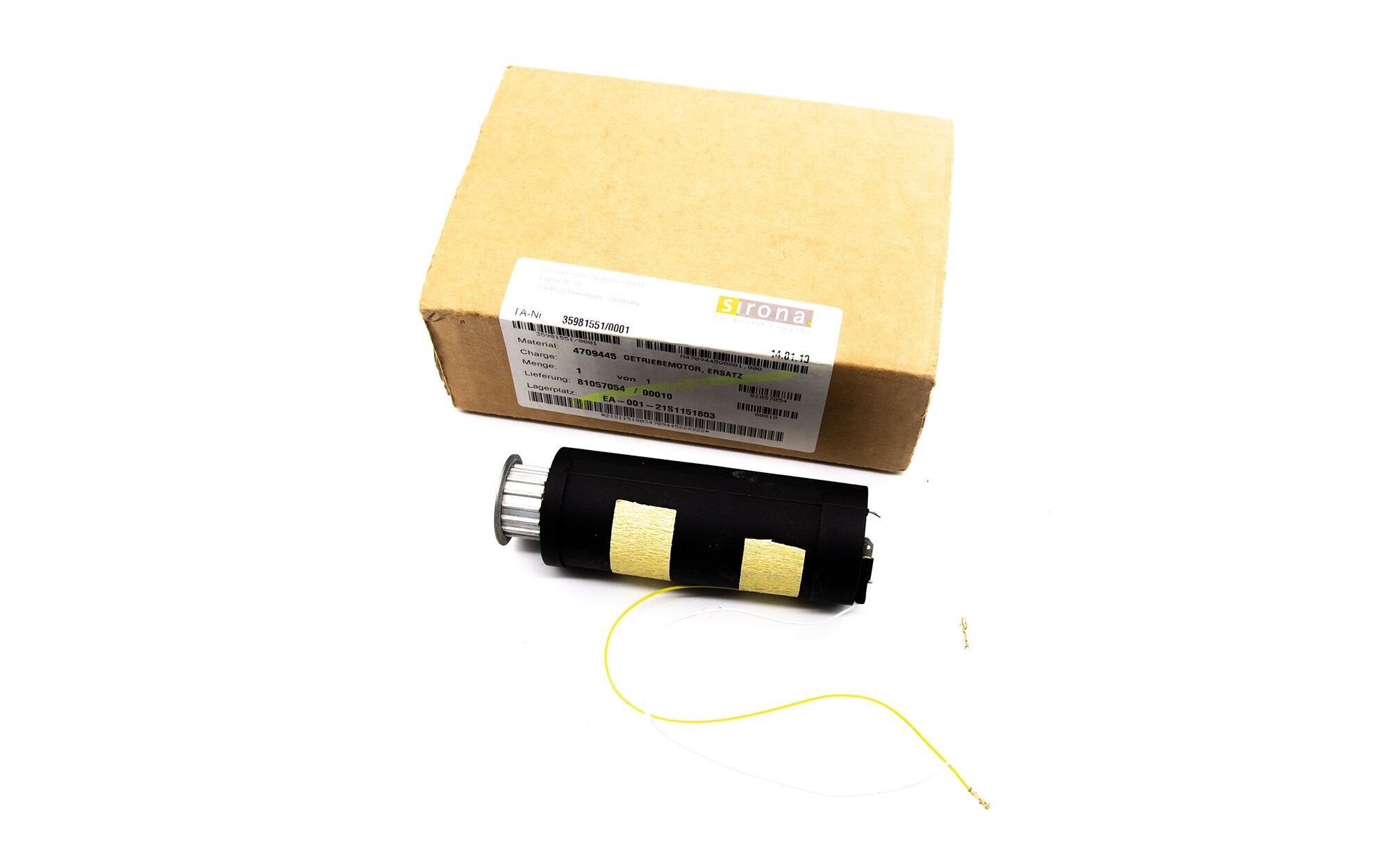 SIEMENS Sirona M1 Getriebemotor - flache Kopfstütze - 47 09 445 SIEMENS Sirona M1 Getriebemotor - flache Kopfstütze - 47 09 445