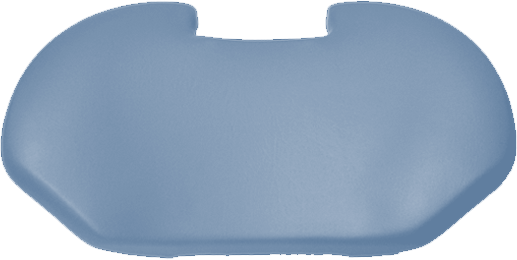SIEMENS Sirona  C-Serie (+) Rückenpolster breit mit Gelenkkopfstütze Sirona rauchblau 404 / rauchblau