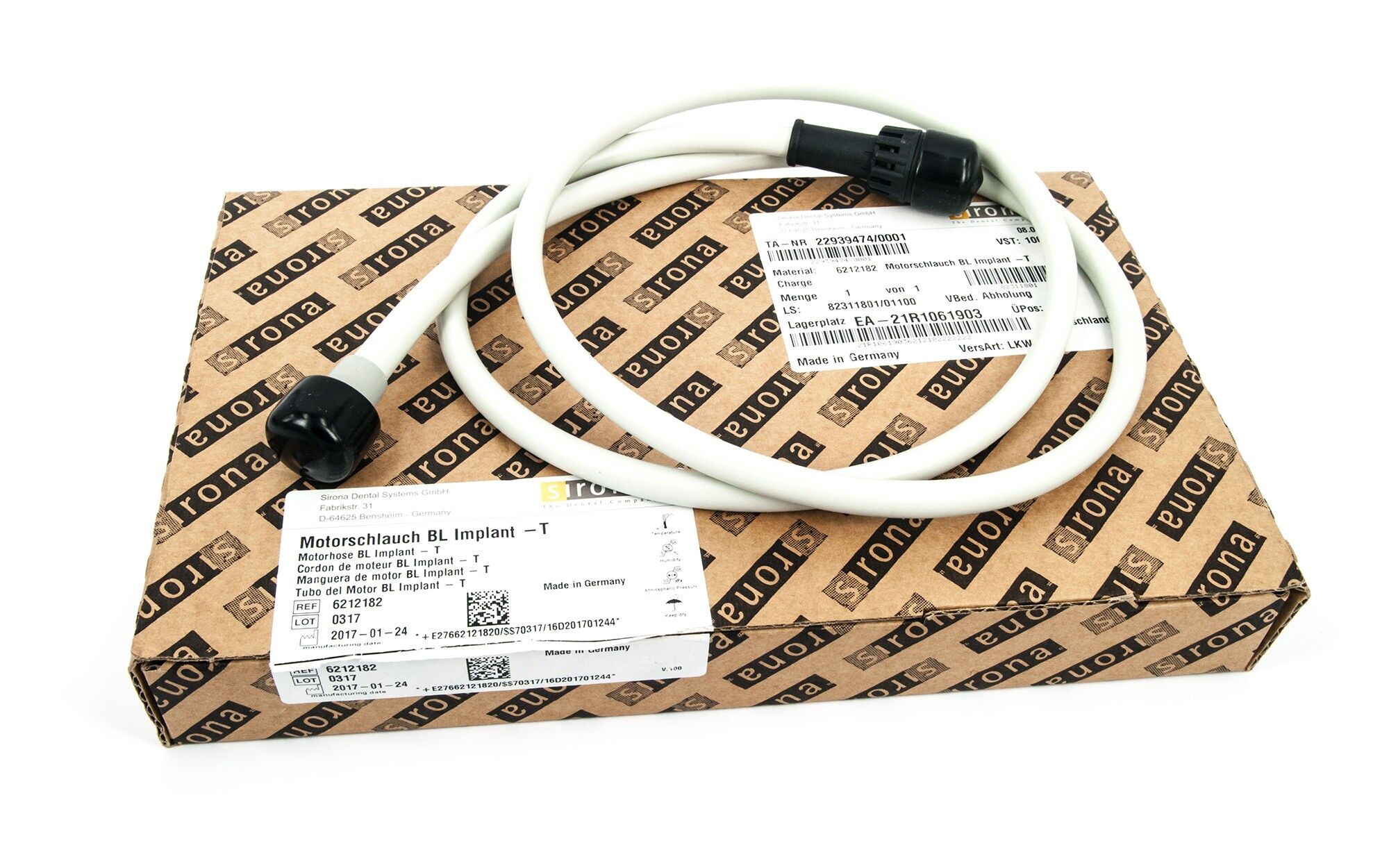 Sirona IMPLANT Engine Hose - 62 12 182