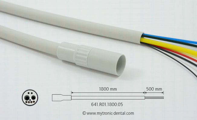 Engine hose suitable for NSK M40 / M40 XS engine - open ends
