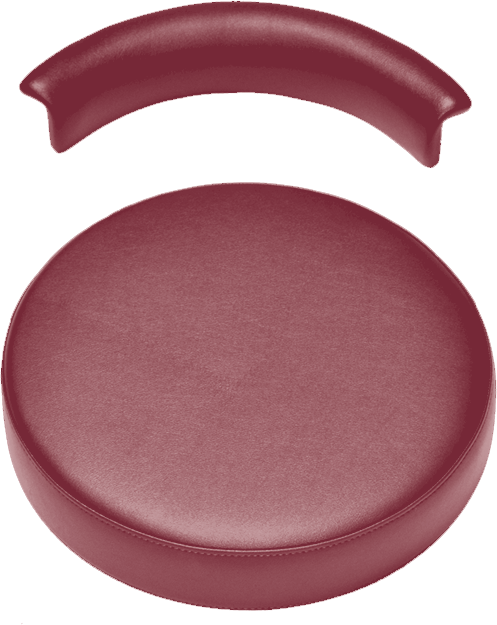 Polsterset Sirona S Arbeitsstuhl-Sirona Ultradent bordeaux 1604T