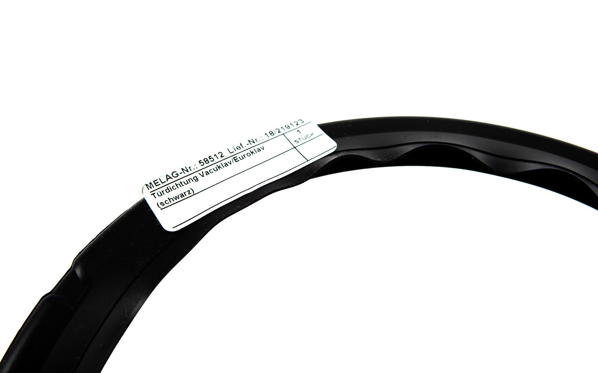 MELAG Türdichtung für Vacuklav / Euroklav - schwarz - neu - 58512 MELAG Türdichtung für Vacuklav / Euroklav - schwarz - neu - 58512