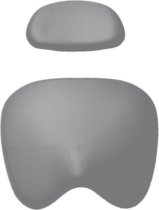 Polsterset KaVo Physio 5005 Arbeitsstuhl-KaVo Ultradent/Mikrona platinum grey 9007
