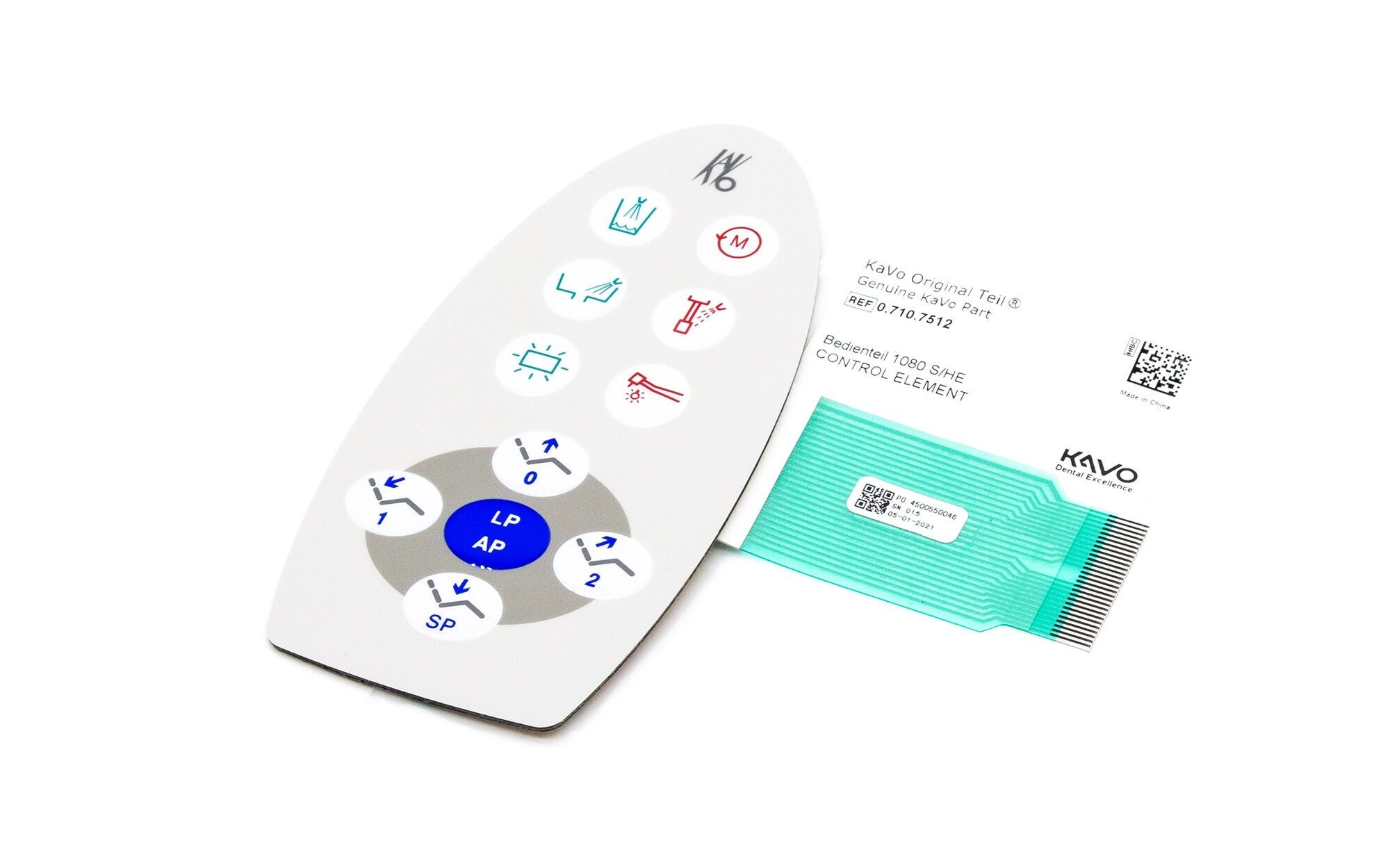 KaVo 1058 Bedienfolie Helferinnenelement - 0.710.7512 KaVo 1058 Bedienfolie Helferinnenelement - 0.710.7512