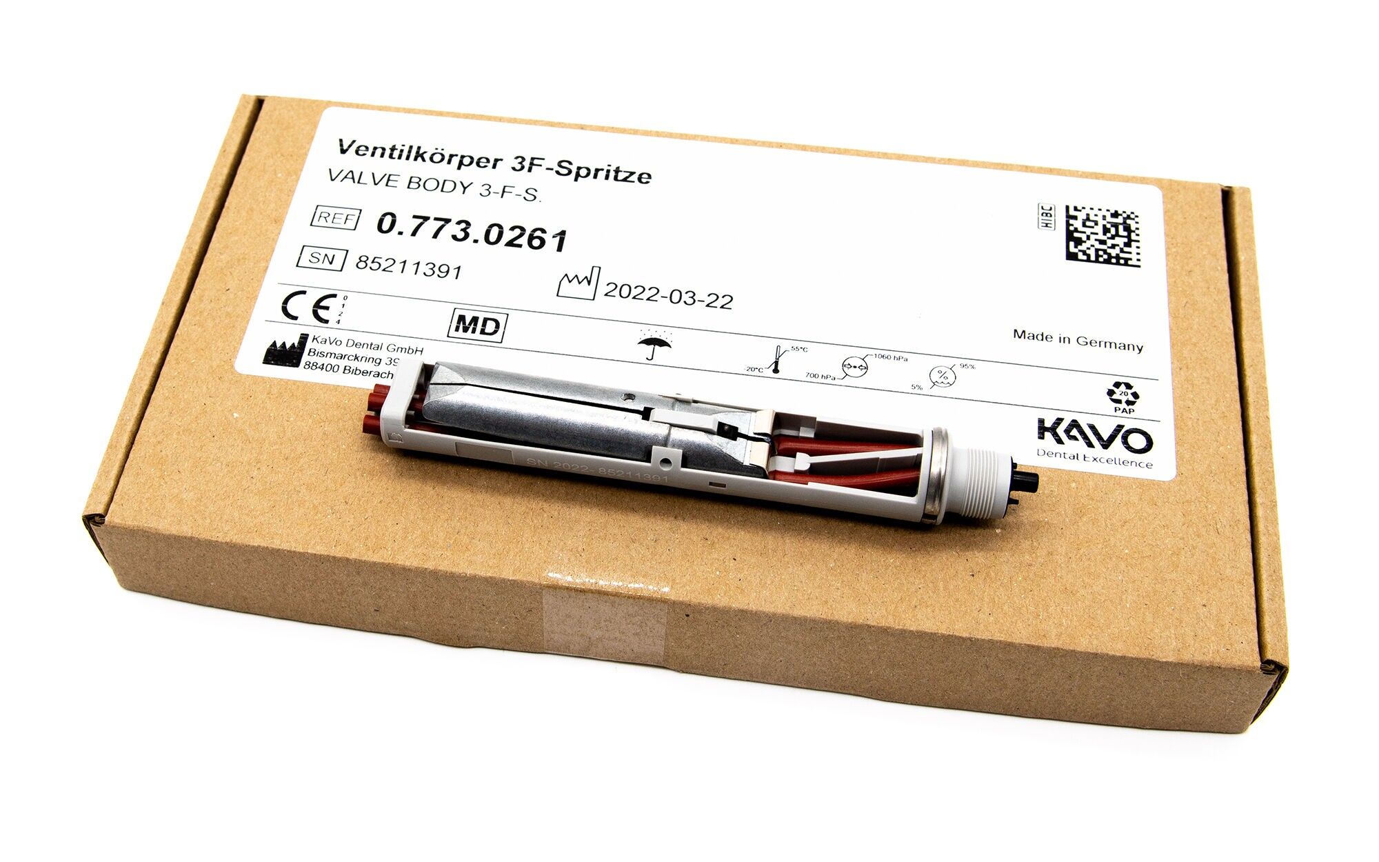 KaVo 3-F Valve Body Multifunctional Syringe - new - 0.773.0261