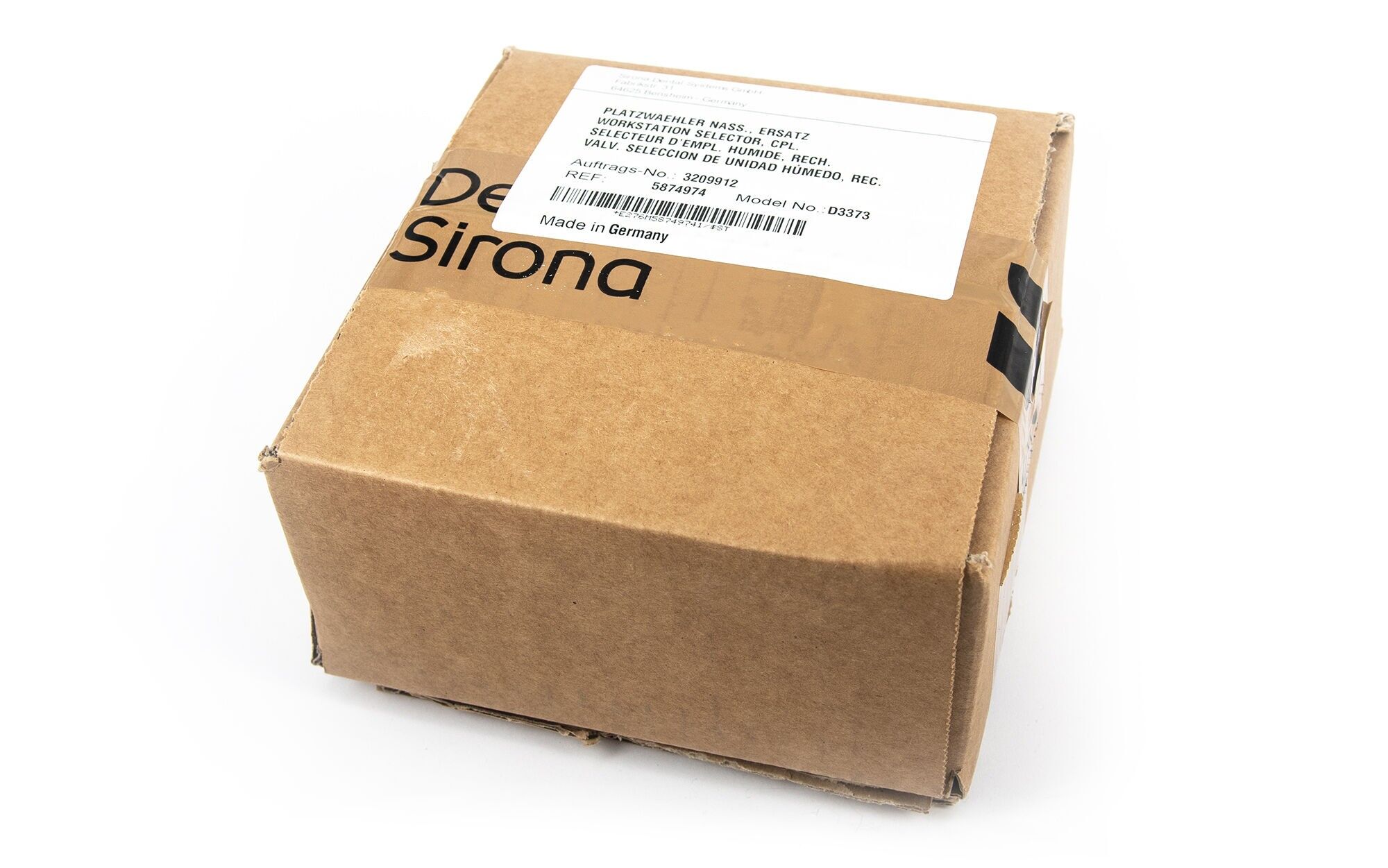 SIEMENS Sirona C-Series Place Selection Valve Wet Extraction - 58 74 974