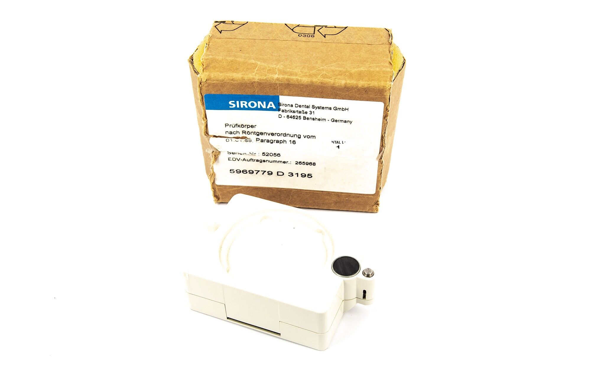 SIEMENS Sirona Analog Test Body for Orthophos D3195 - new