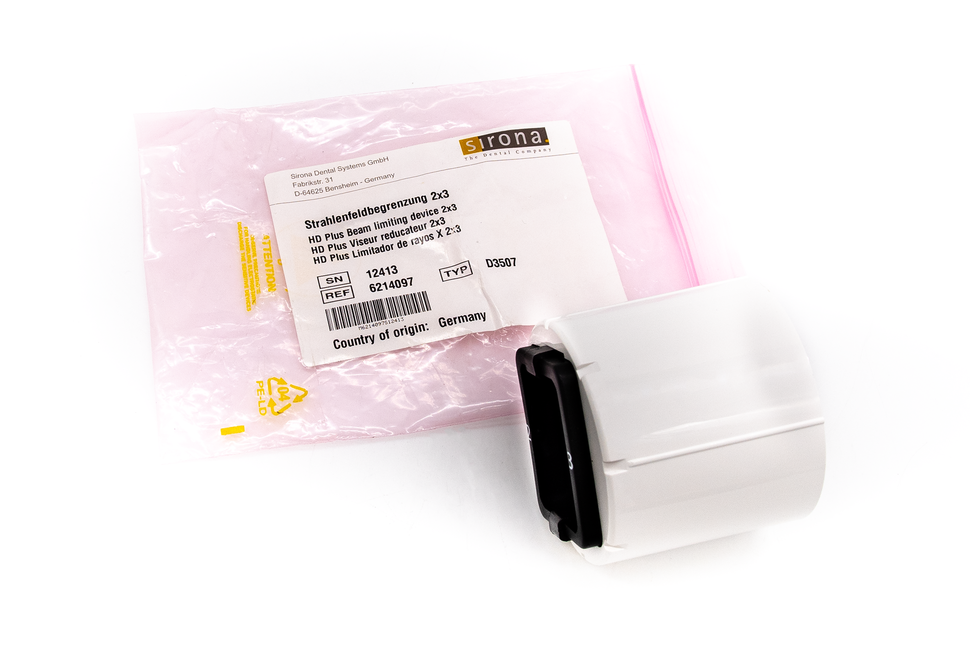 SIEMENS Sirona Strahlenfeldbegrenzung - 2x3 - neu - 62 14 097