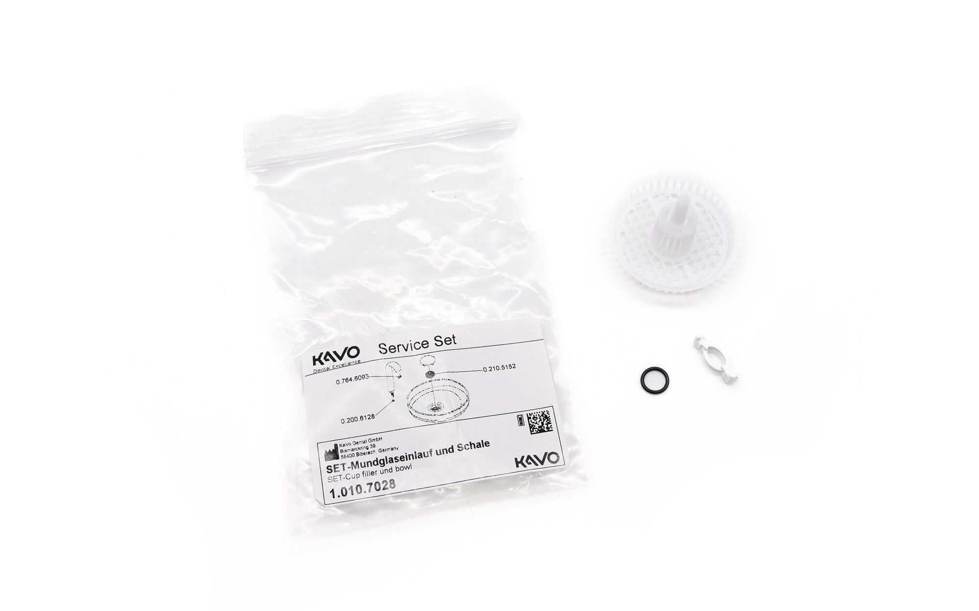 KaVo Service SET-Mundglaseinlauf und Schale - neu - 1.010.7028