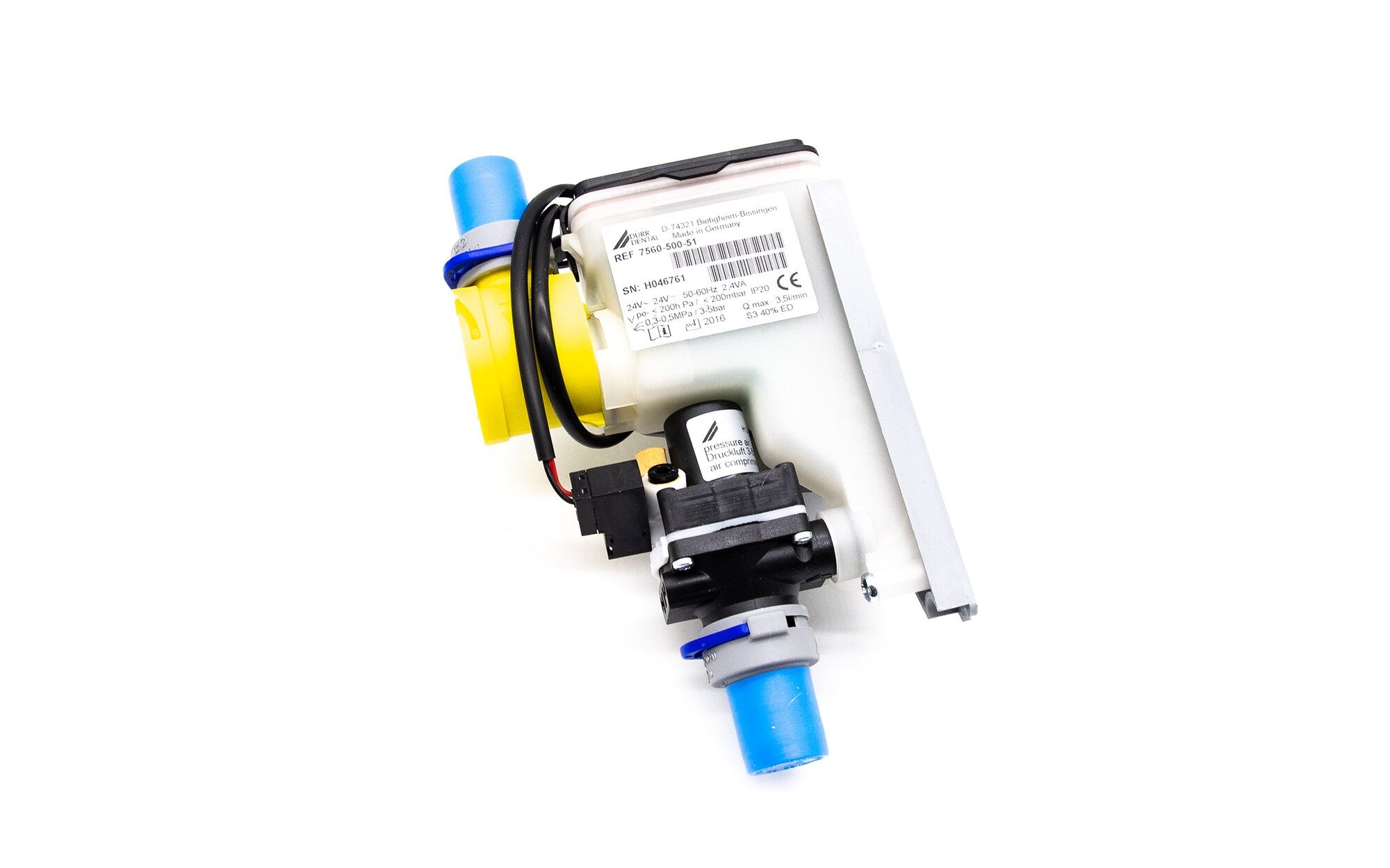 Duerr Dental Mouthwash Basin Valve MSBV 2 - new - 7560-500-51