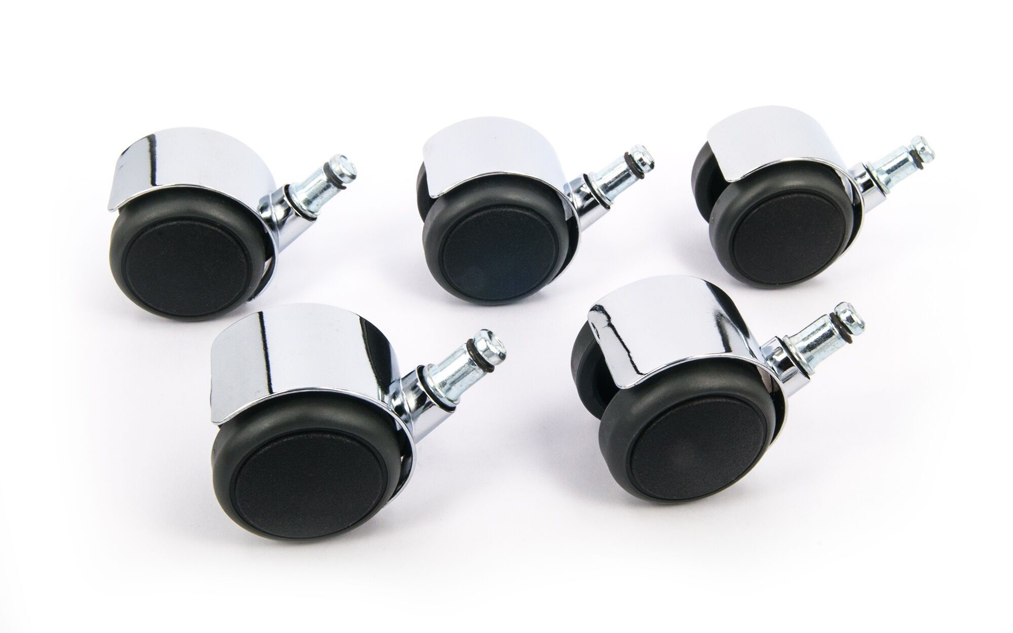Chair casters for SIEMENS Sirona S rolling stool / office chair, chrome