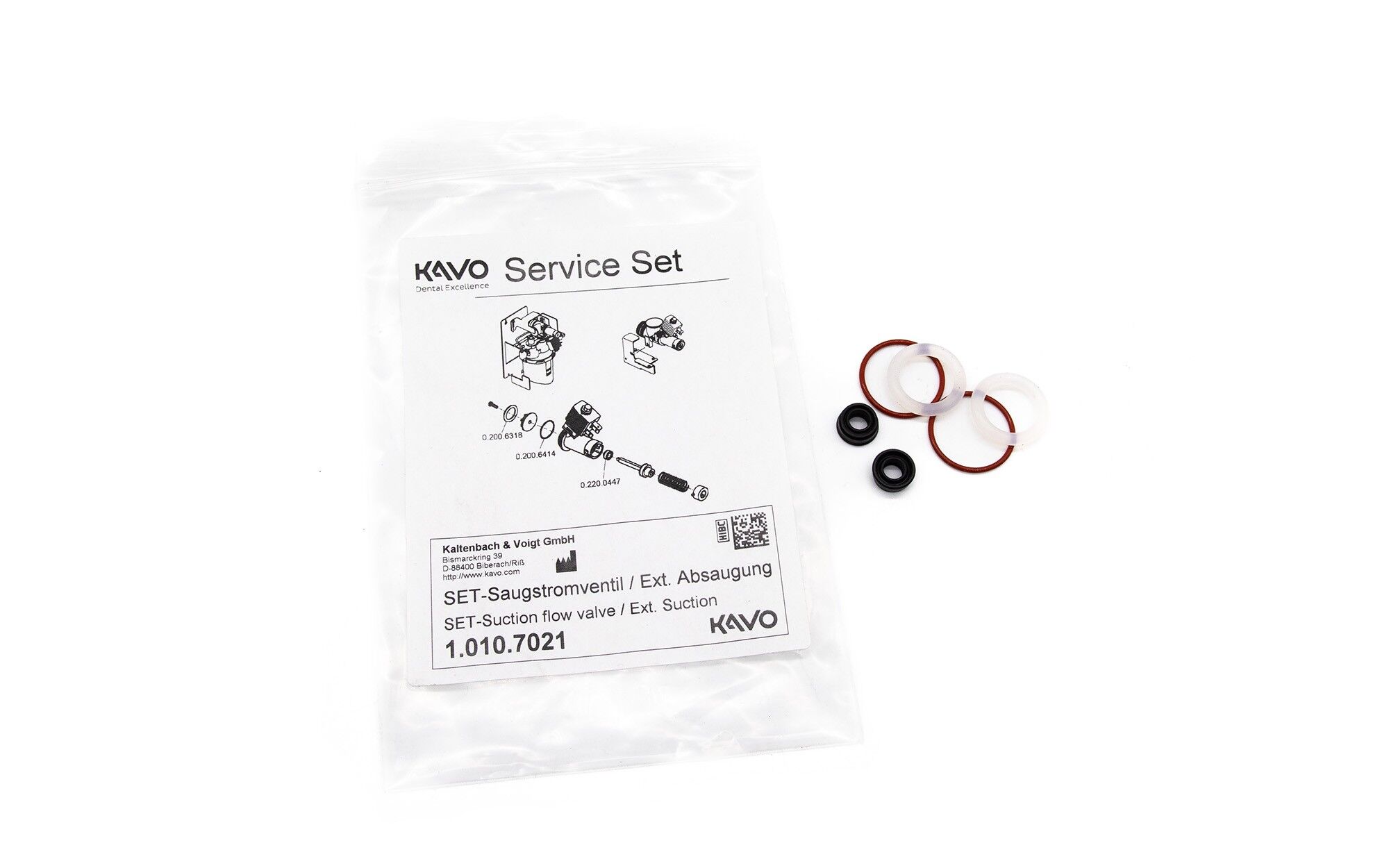 KaVo Service SET-Saugstromventil - neu - 1.010.7021