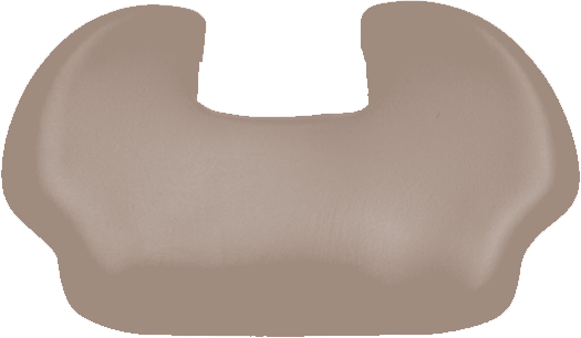 SIEMENS Sirona M1 (+) / C-Serie (+) Rückenpolster schmal mit motorischer Kopfstütze Ultradent haselnussbraun 6001