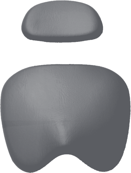 Polsterset KaVo Physio 5005 Arbeitsstuhl-KaVo Sirona basalt