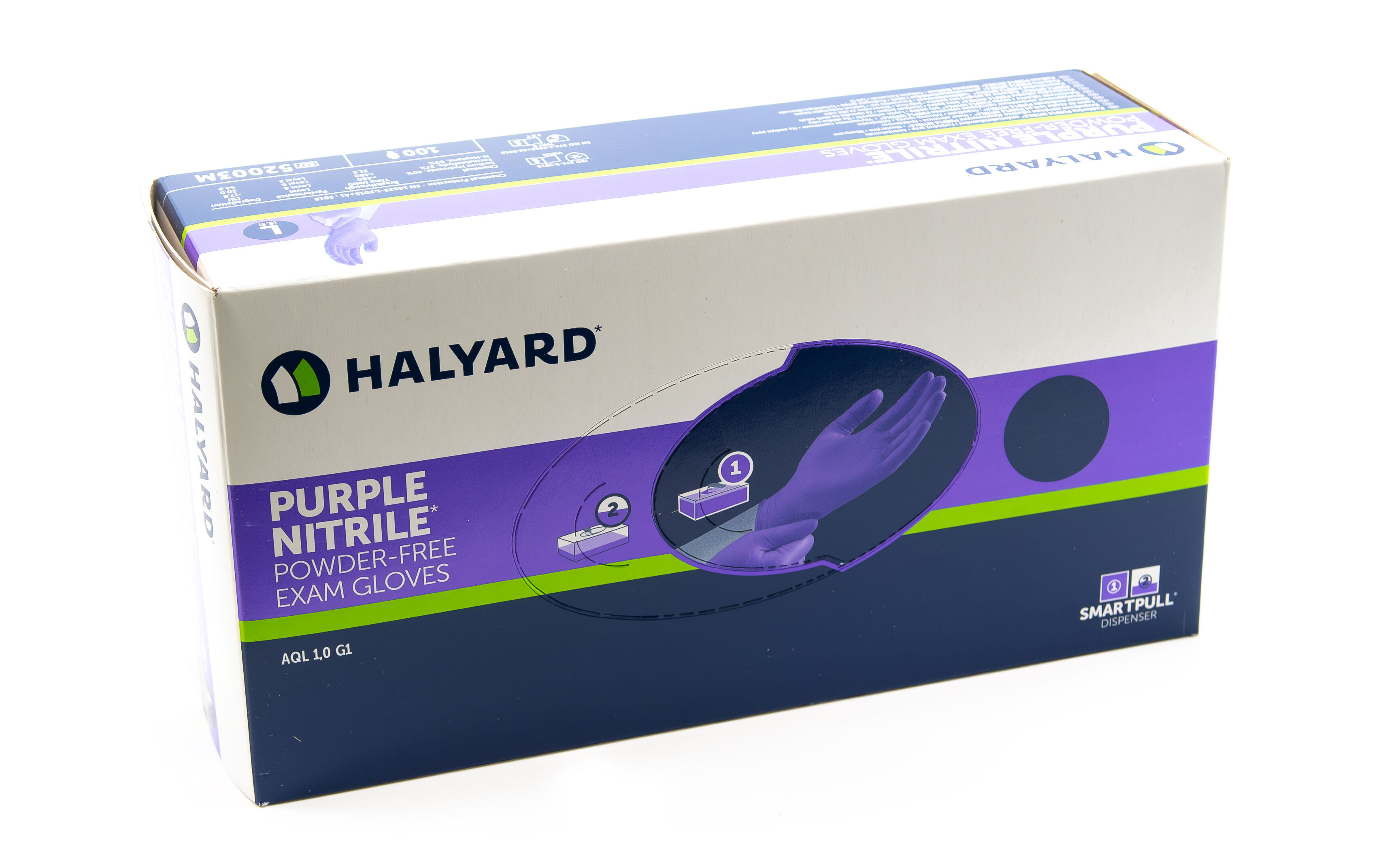O&M Halyard - Purple Nitrile Untersuchungshandschuhe XS