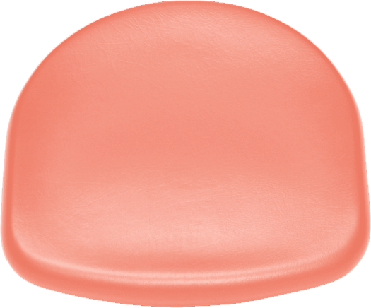 Sitzpolster Sirona C Arbeitsstuhl-Sirona Ultradent/Mikrona salmon orange 7791