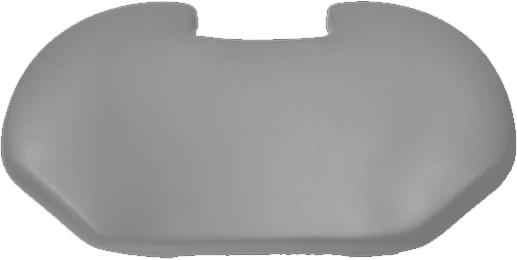 SIEMENS Sirona  C-Serie (+) Rückenpolster breit mit Gelenkkopfstütze Ultradent platingrau 9007