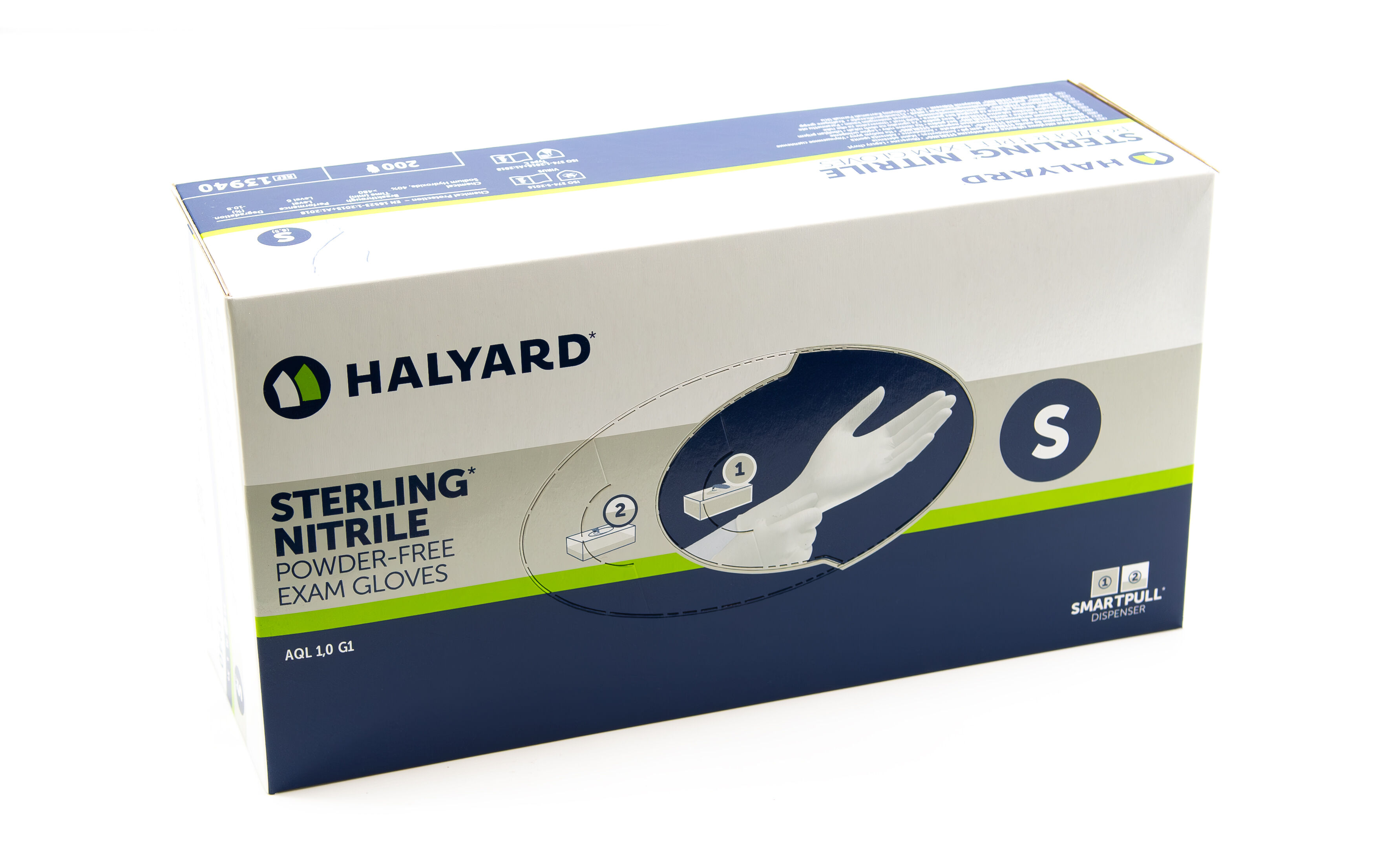 O&M Halyard - Sterling Nitril Untersuchungshandschuhe S O&M Halyard - Sterling Nitril Untersuchungshandschuhe S
