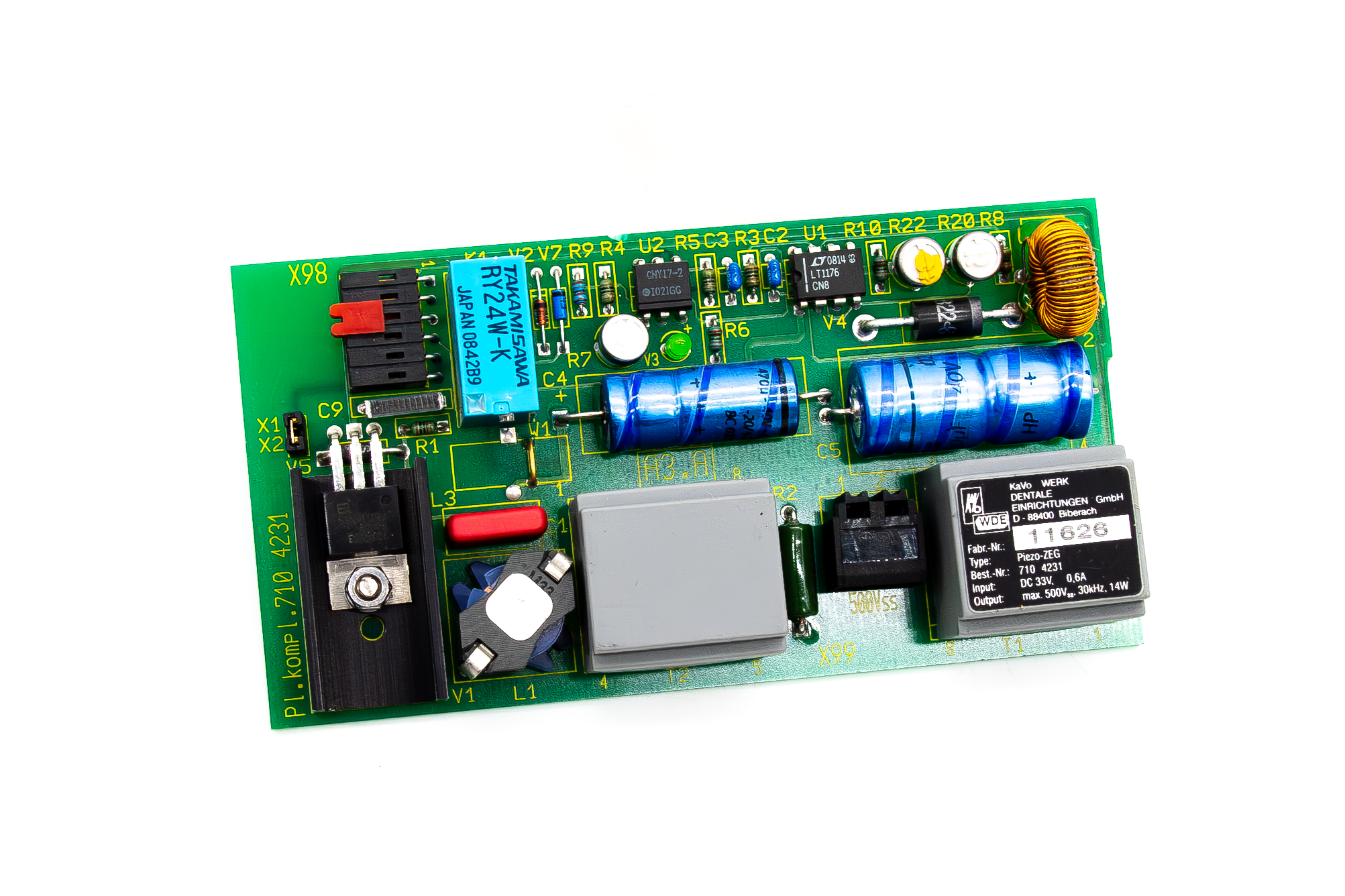 KaVo 1065 ZEG Piezo Steuerplatine gebraucht - 0.710.4231