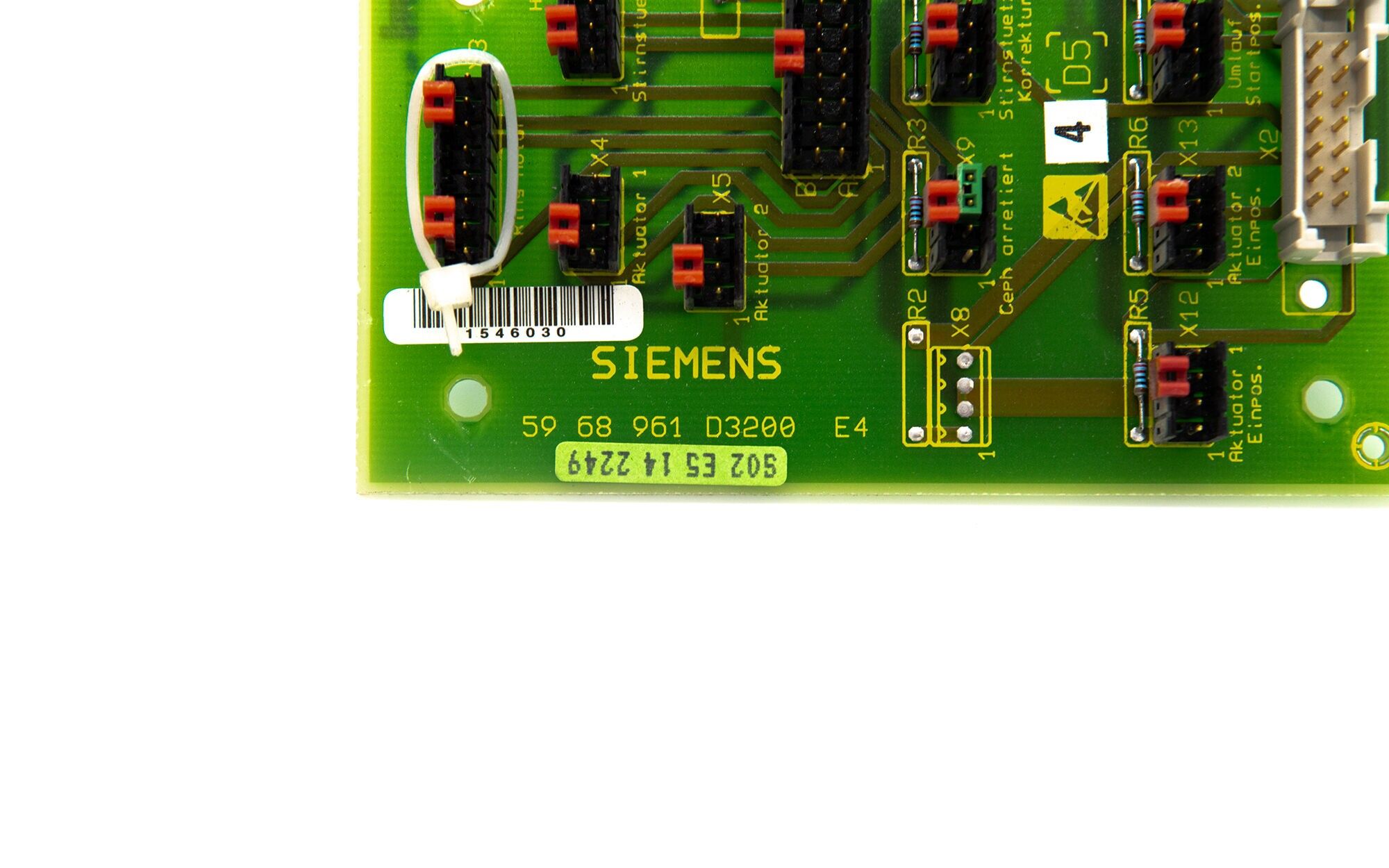 SIEMENS Sirona Orthophos circuit board D5 - 59 68 961 D3200 E4 without replacement