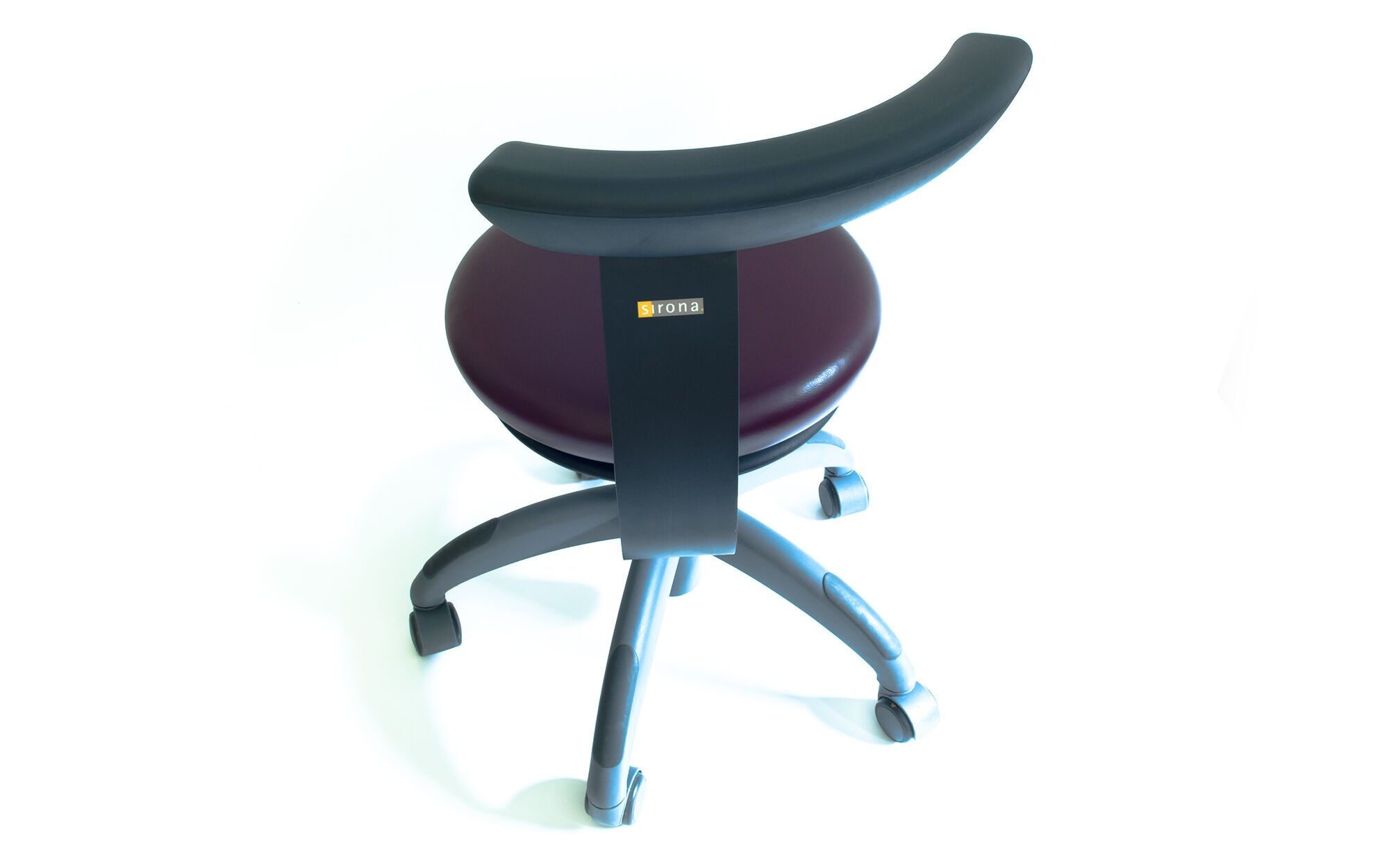 Sirona Carl Manual Plus office chair - bordeaux red